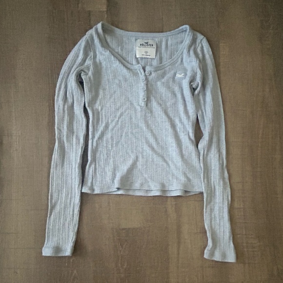 Hollister Tops - Light Blue Hollister Long Sleeve